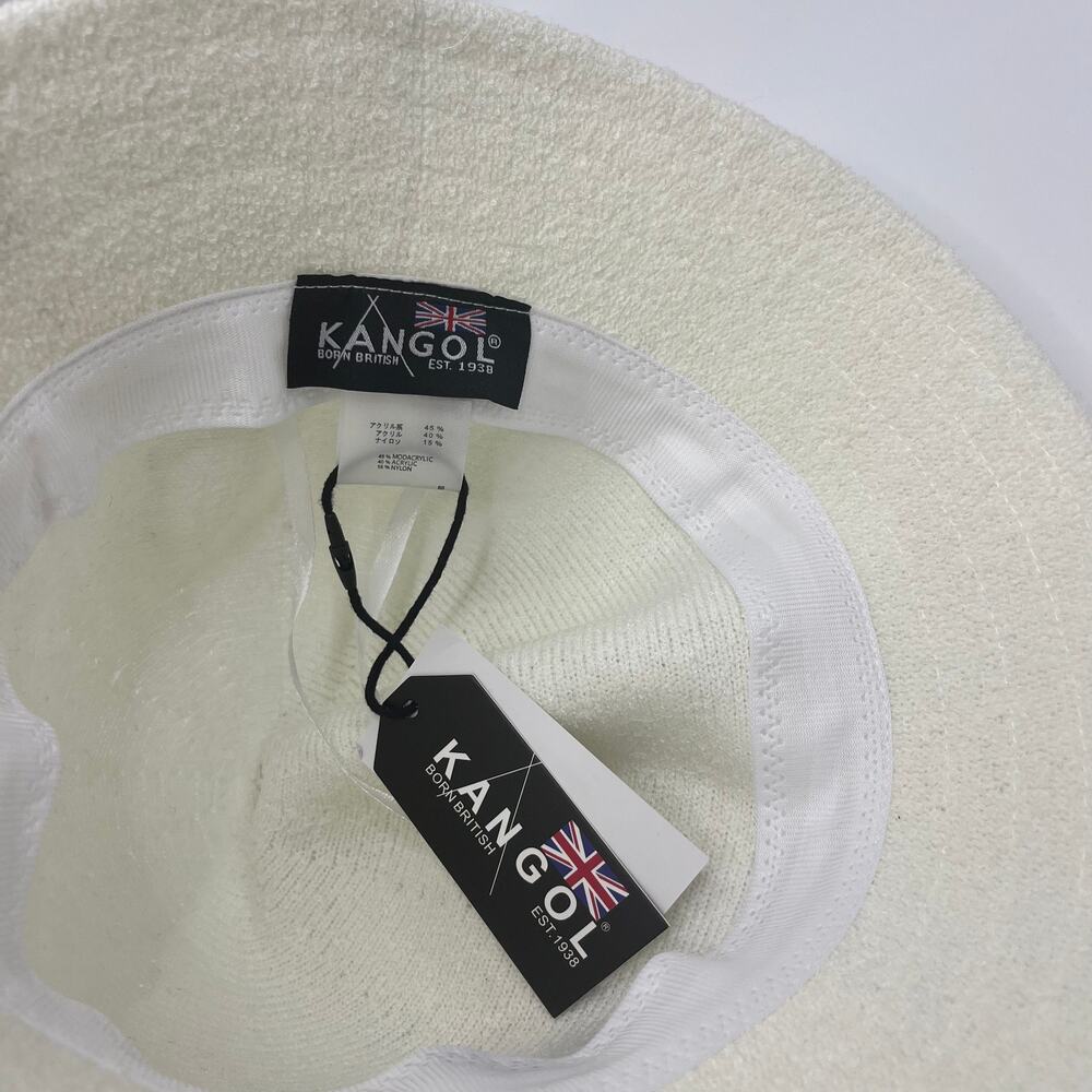 2Pcs Kangol Dome Bucket Hat, Unisex Hyuna Style Cap, Black White - Picture 9 of 11